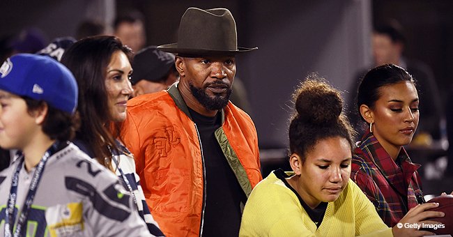 Jamie Foxx Is Spotted With Ex Kristin Grannis And Their Daughter Annalise At La Rams Game After