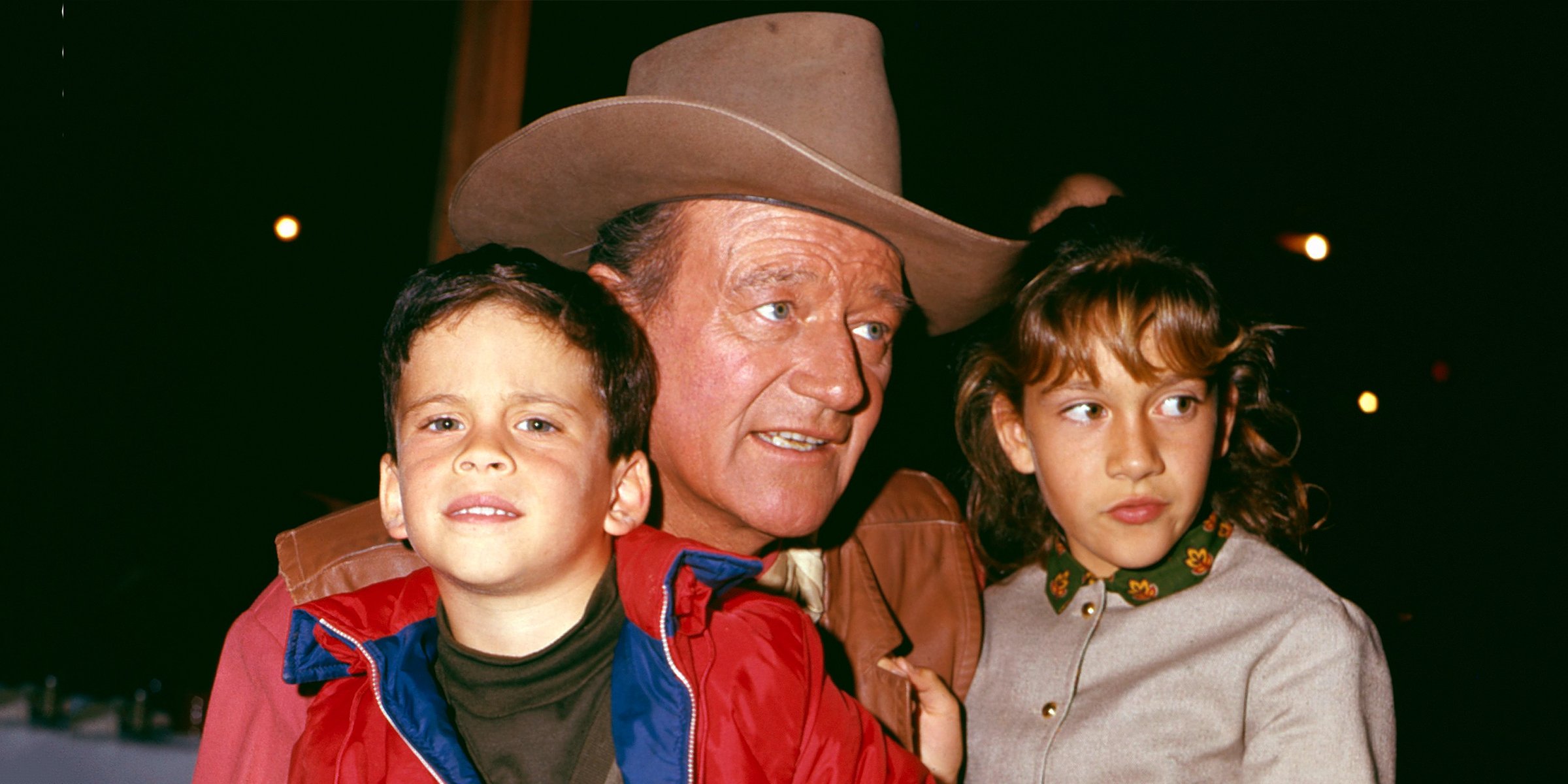 John Wayne and two of his kids | Source: Getty Images