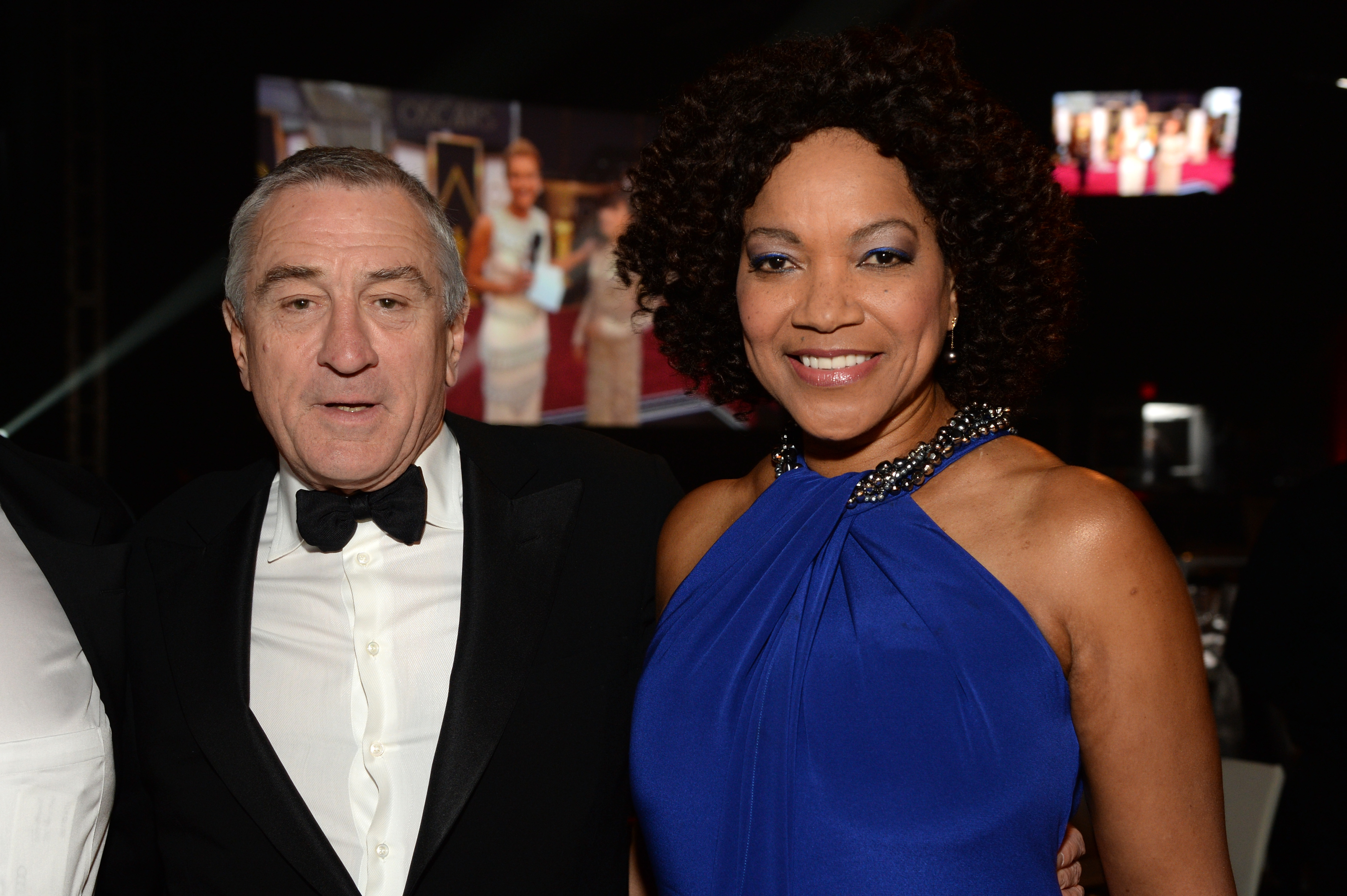 Robert De Niro and Grace Hightower at the 22nd Annual Elton John AIDS Foundation Academy Awards Viewing Party in 2014, in West Hollywood, California. | Source: Getty Images