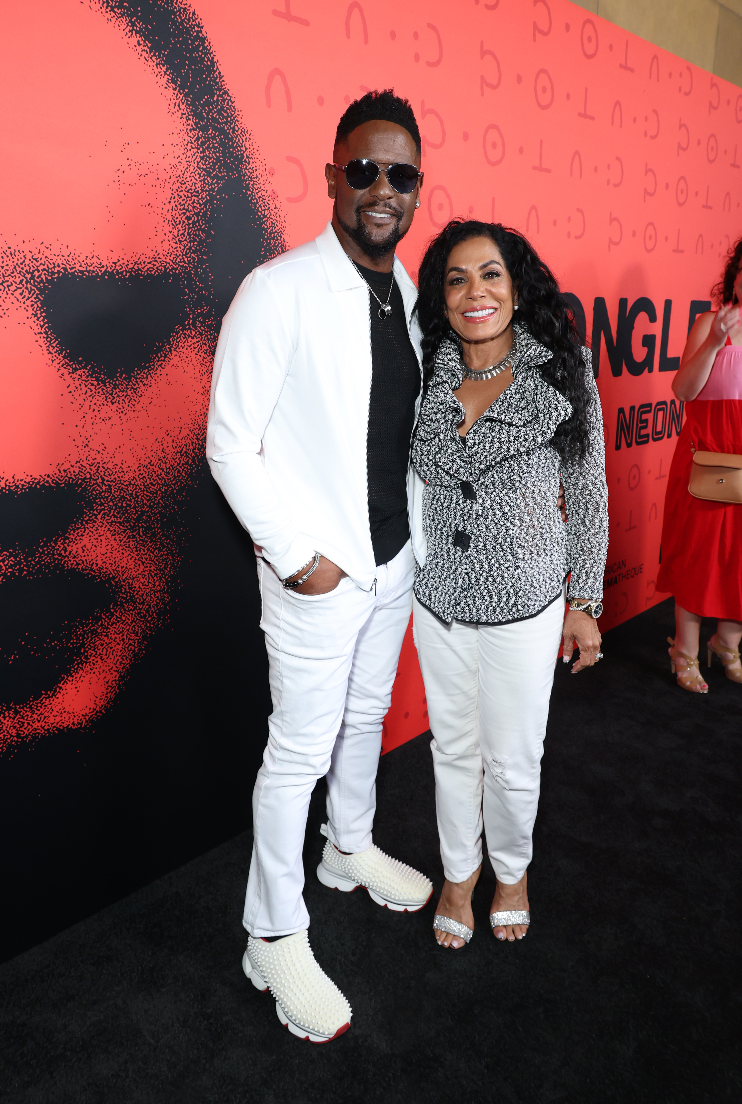 Blair Underwood and Josie Hart at the Los Angeles premiere of "Longlegs." | Source: Getty Images
