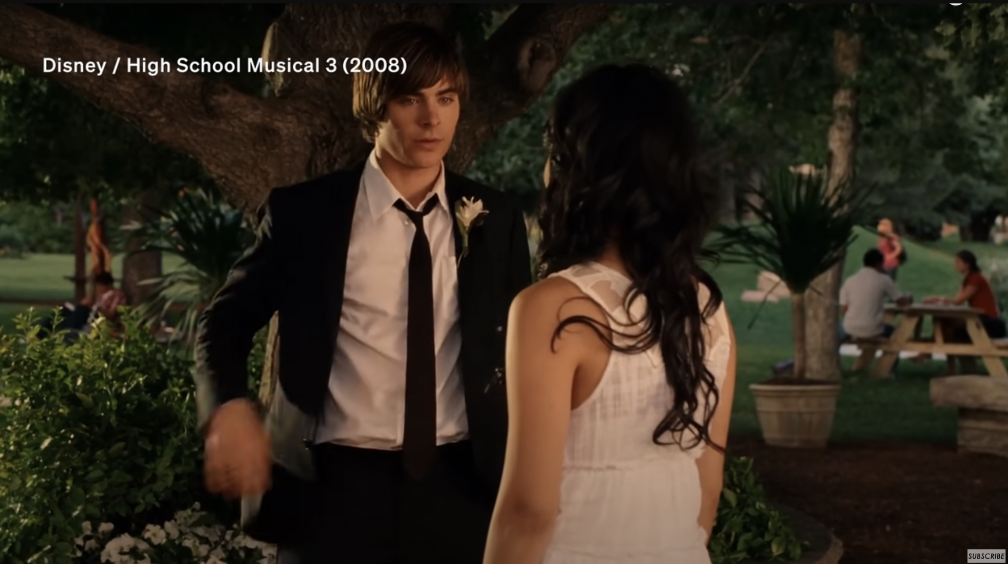 Zach Efron in a scene from "High School Musical" | Source: youtube/variety