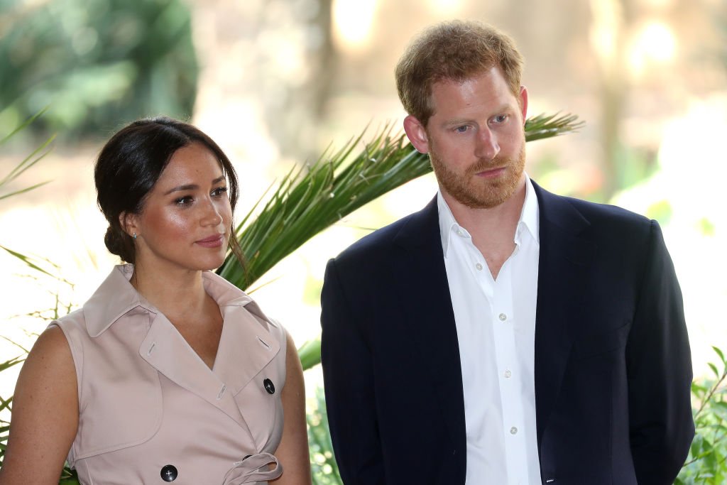 Prince Harry and Meghan attend a Creative Industries and Business Reception on October 02, 2019, in Johannesburg, South Africa. | Photo: Getty Images.
