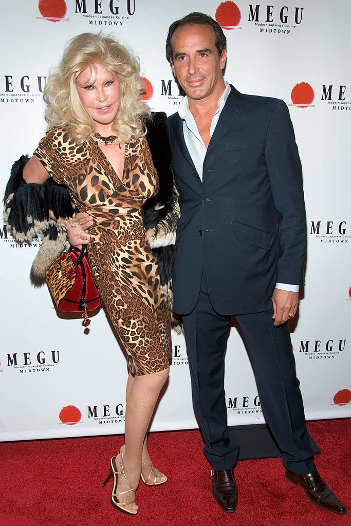 Jocelyn Wildenstein and Lloyd Klein during Grand Opening of Megu Midtown at Trump World Towers at Trump World Towers in New York, NY, United States. | Source: Getty Images