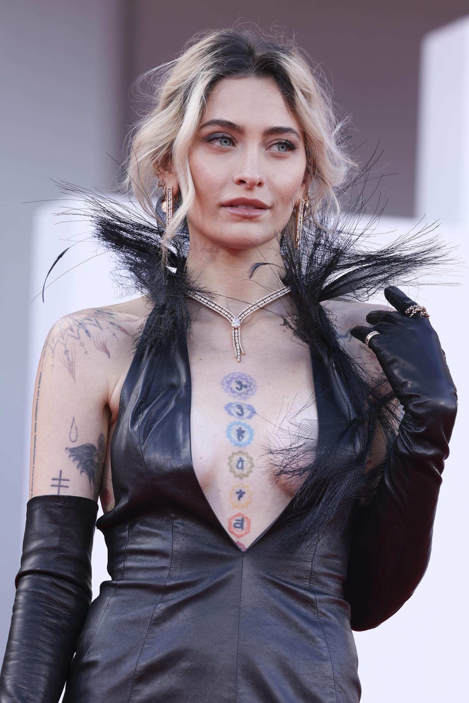 Paris Jackson posing at the Venice International Film Festival. | Source: Getty Images