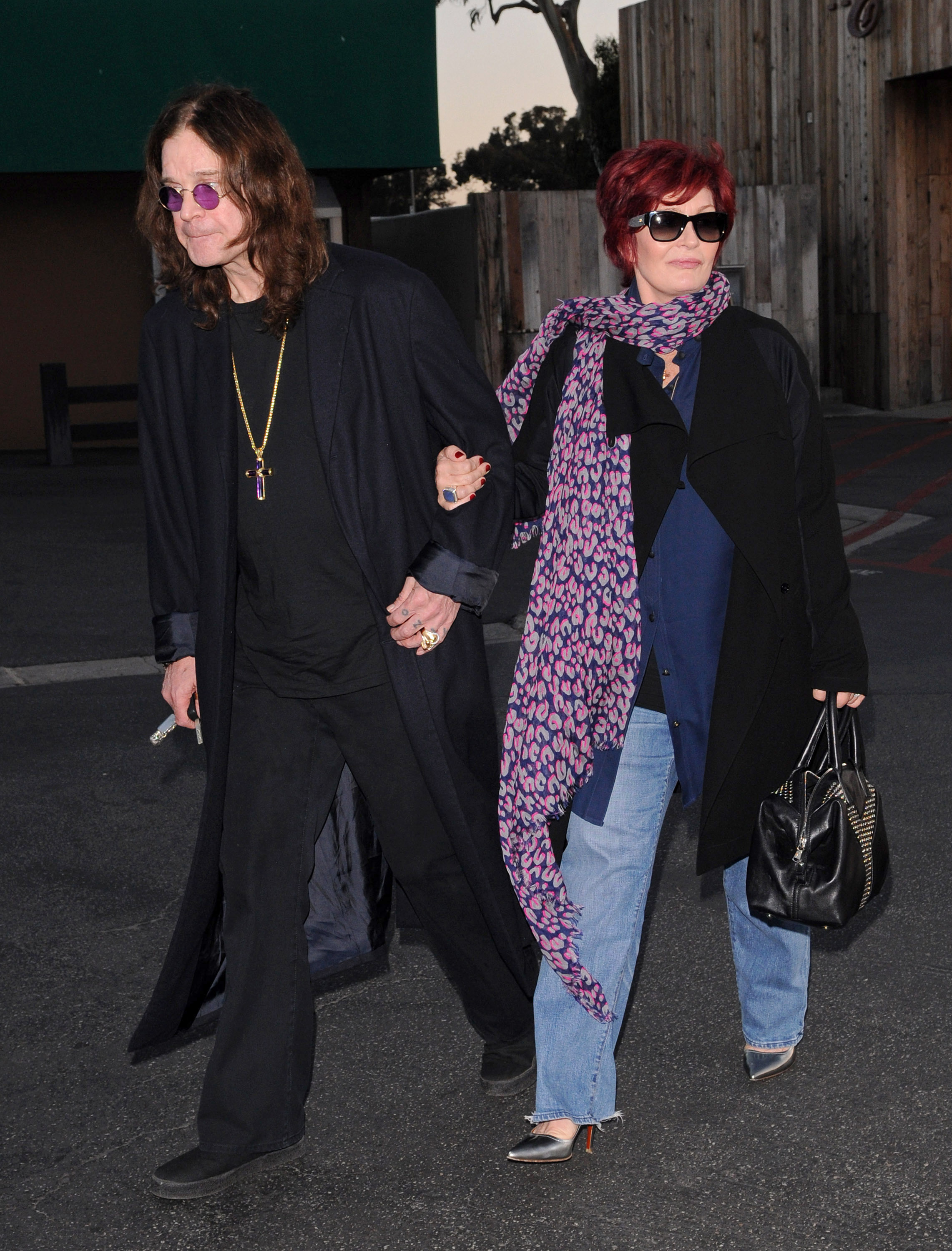 Ozzy and Sharon Osbourne photographed on April 3, 2010, in Malibu, California. | Source: Getty Images