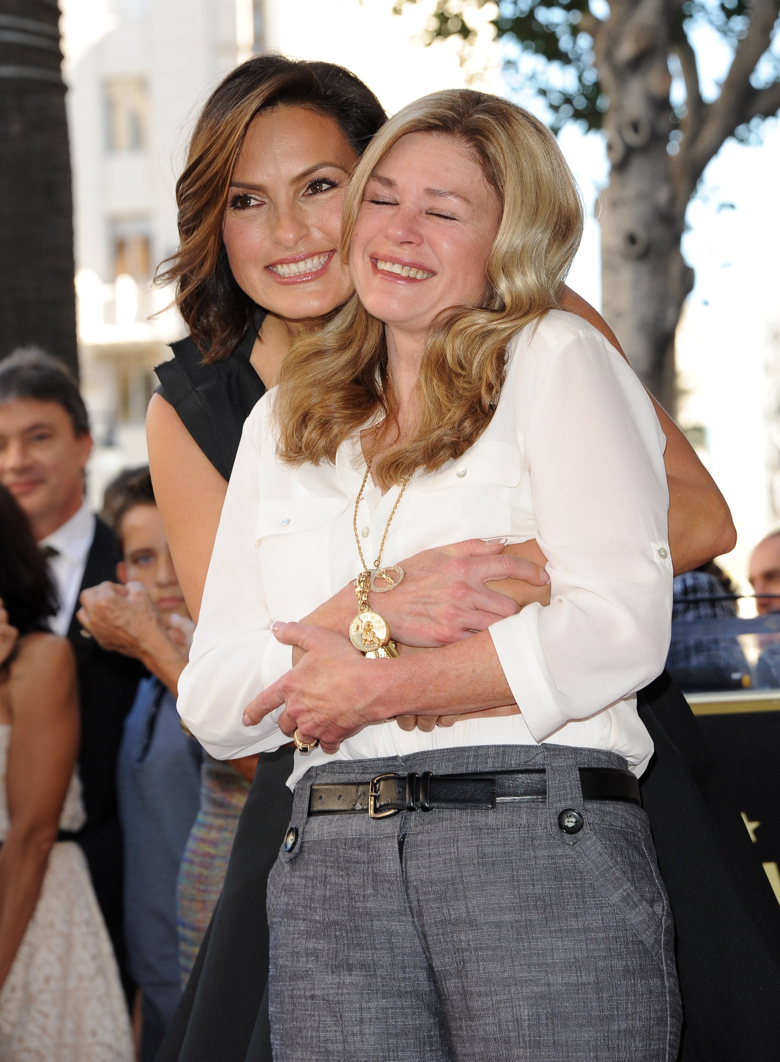 Mariska Hargitay and half-sister Jayne Marie Mansfield attend the ceremony honoring Mariska Hargitay with a Star on The Hollywood Walk of Fame on November 8, 2013 in Hollywood, California. | Source: Getty Images