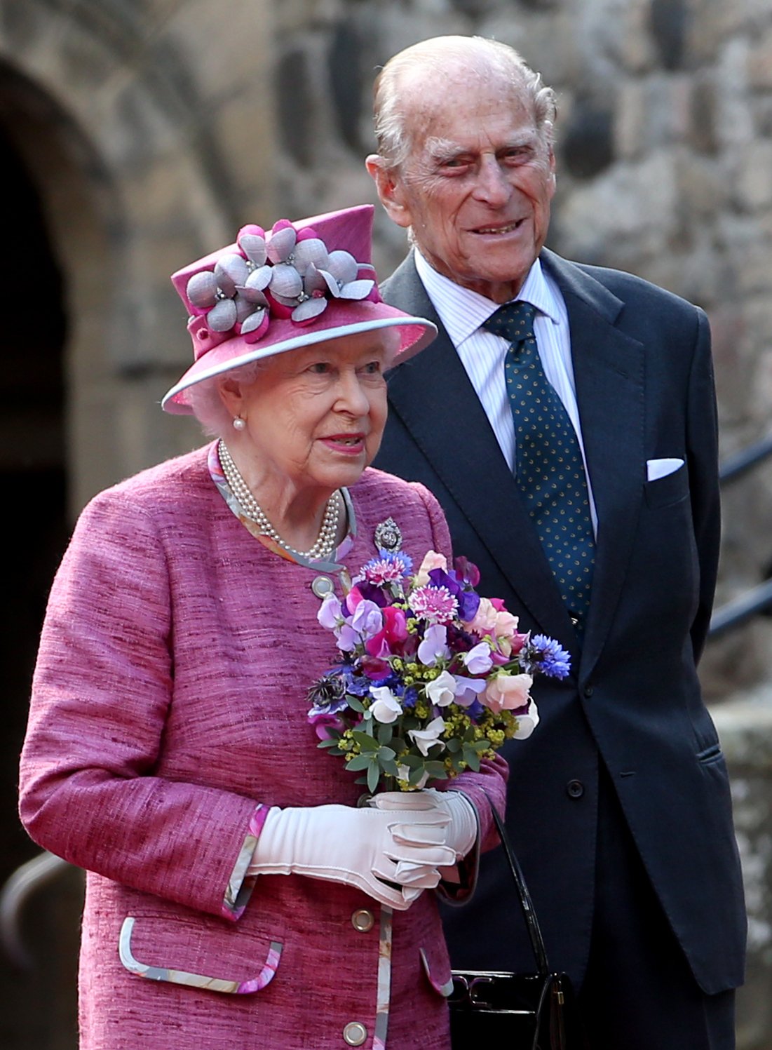 Queen Elizabeth II and the Duke of Edinburgh during a visit to Stirling Castle | Photo: Getty Images