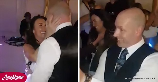 Bride and groom stun guests with unusual song for their first dance