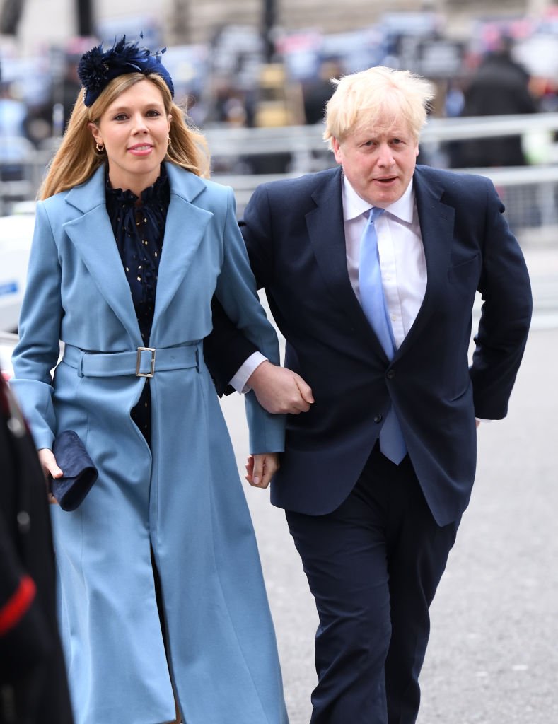 Boris Johnson and Carrie Symonds attend the Commonwealth Day Service 2020 at Westminster Abbey on March 09, 2020 | Photo: Getty Images