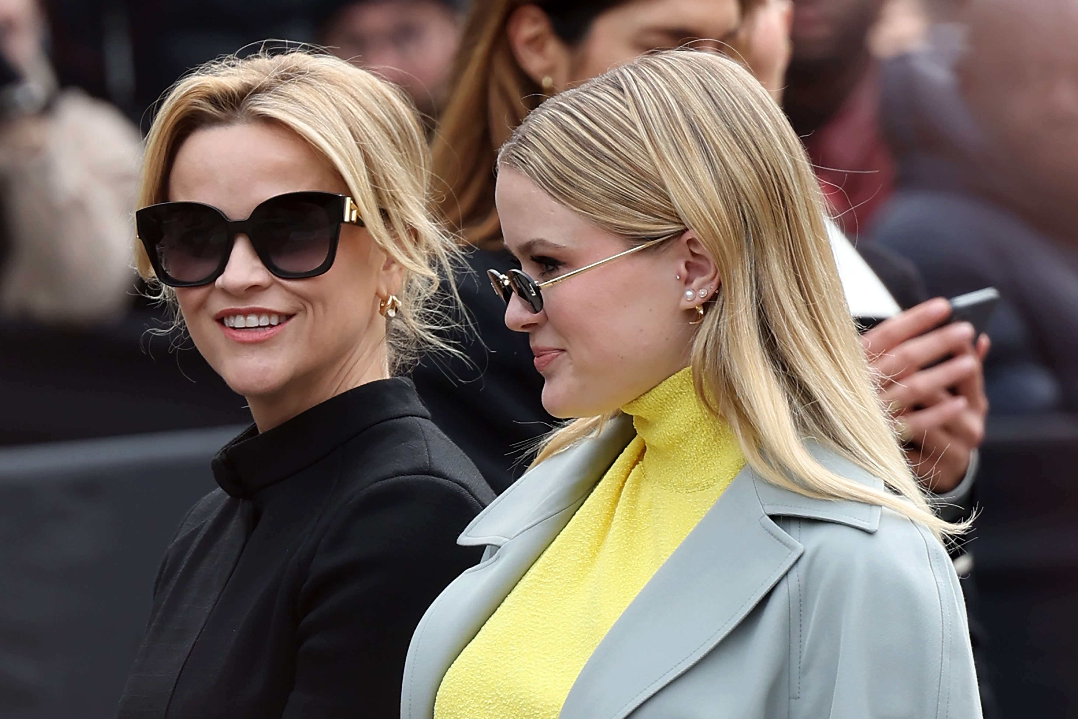Reese Witherspoon and Ava Philippe attend the Fendi Haute Couture Spring/Summer 2024 show on January 25, 2024 in Paris, France | Source: Getty Images