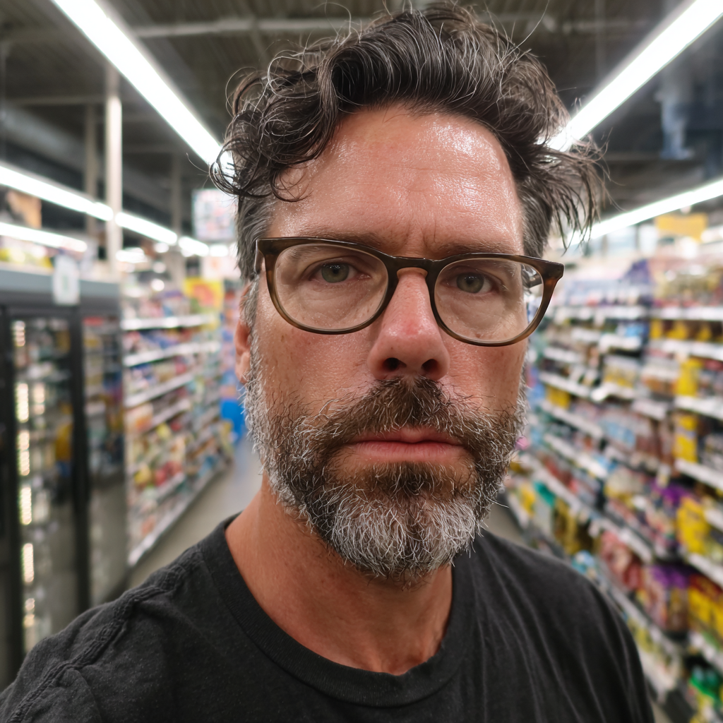 A close-up of a tired man | Source: Midjourney