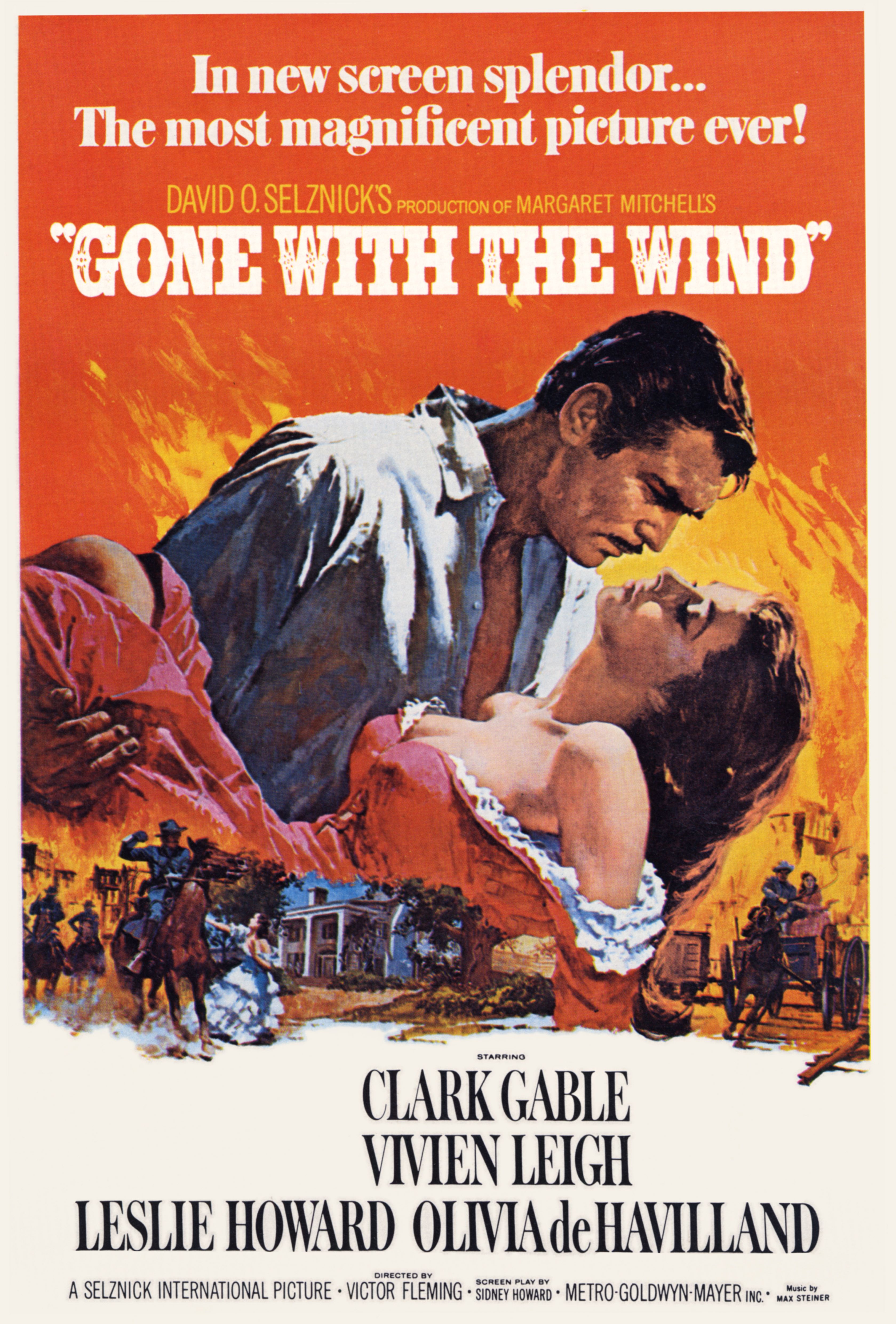 Movie poster for "Gone WIth the WInd" | Source: Getty Images