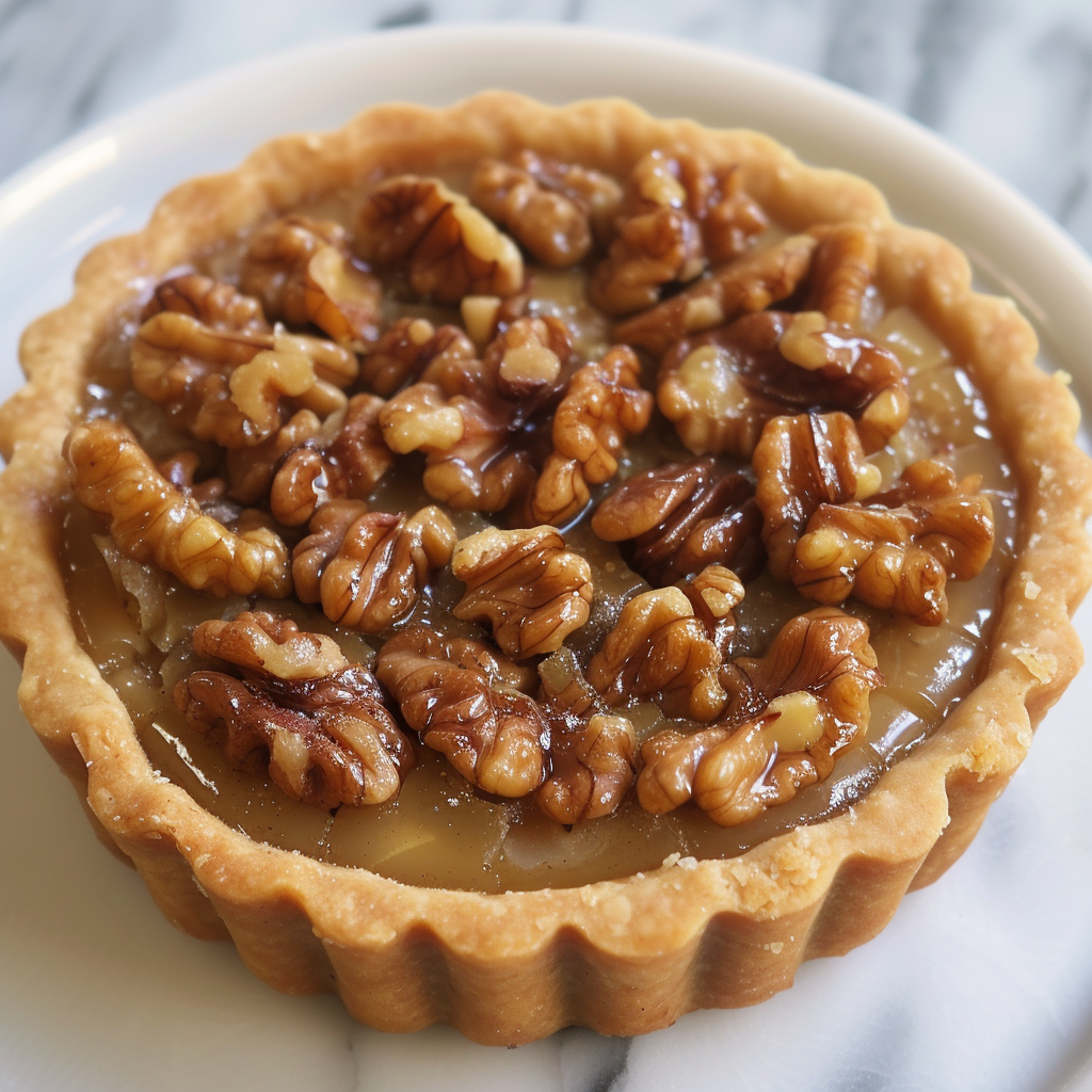 A pecan pie | Source: Midjourney