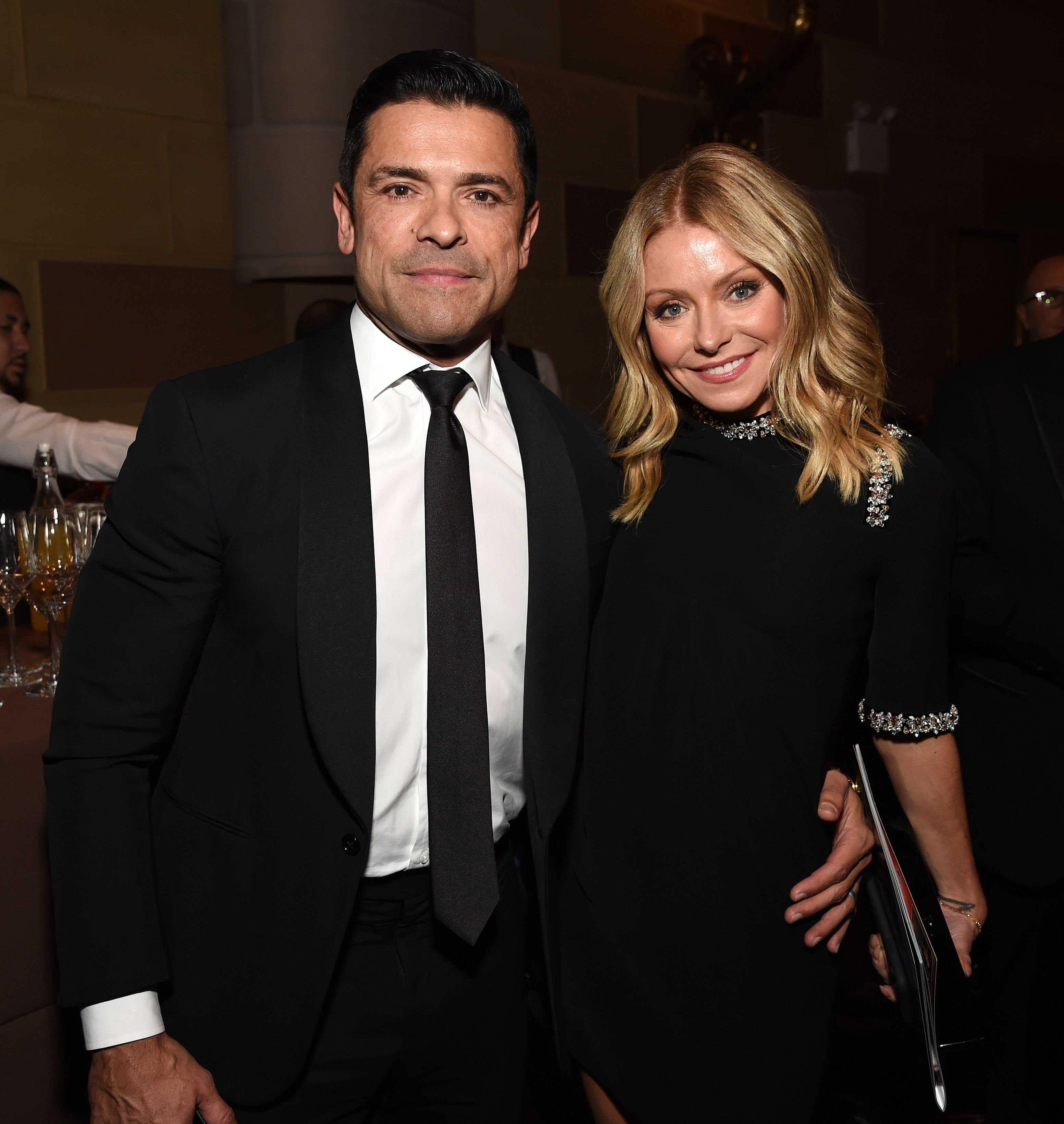 Mark Consuelos and Kelly Ripa pose during the Radio Hall of Fame Class of 2019 Induction Ceremony at Gotham Hall on November 08, 2019 in New York City. | Source: Getty Images