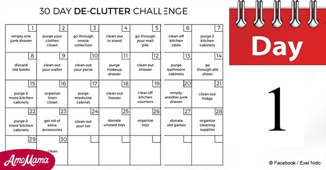 Declutter your home in 30 days with a free and useful declutter challenge