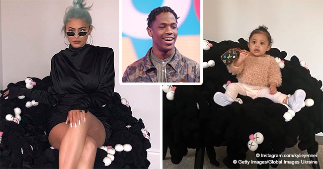 Kylie Jenner & baby Stormi show off new $100K+ KAWS chair gifted by Travis Scott in recent photos