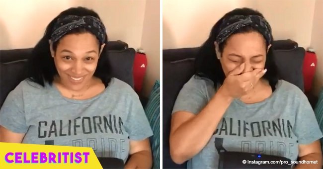 Woman breaks down in tears when she hears ‘special’ voice from her husband’s gift