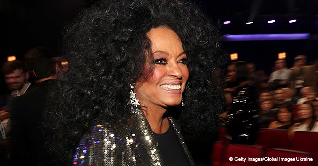 Diana Ross' Granddaughter Flashes Adorable Smile, Wearing Black and White Outfit in Photo with Dad