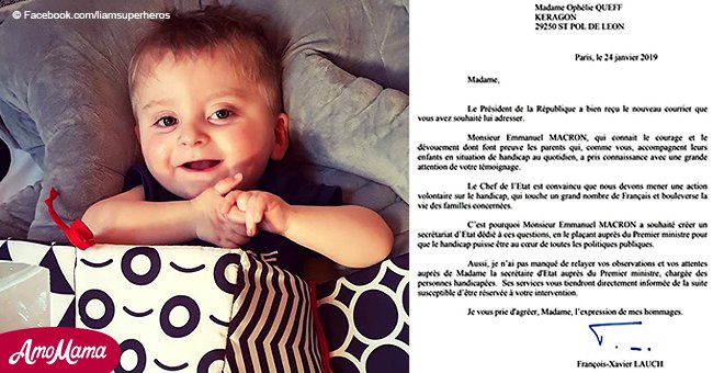 La mère qui a écrit une lettre à Macron au sujet de son fils handicapé obtient soudainement une réponse de l'Élysée