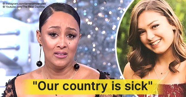 Tamera Mowry-Housley makes emotional plea for gun control in video after her niece was shot dead