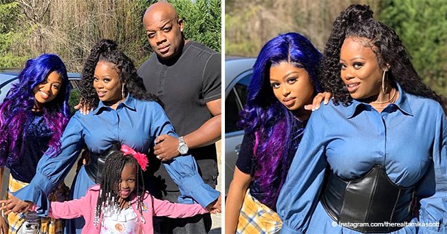 'Xscape' Tamika Scott shares adorable photos with two look-alike daughters and husband