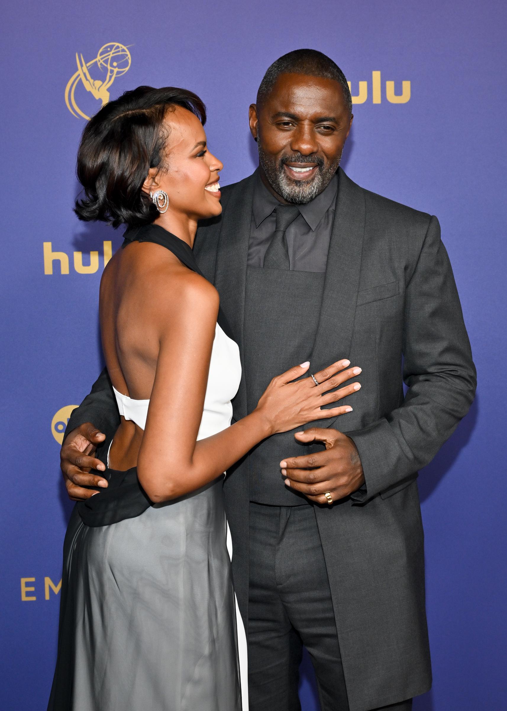 Sabrina Dhowre Elba and Idris Elba on September 15, 2024, in Los Angeles, California | Source: Getty Images