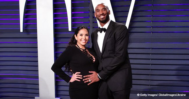 Kobe Bryant Melts Hearts Cradling Wife's Baby Bump as They Rock Matching Black Looks at Oscars Bash