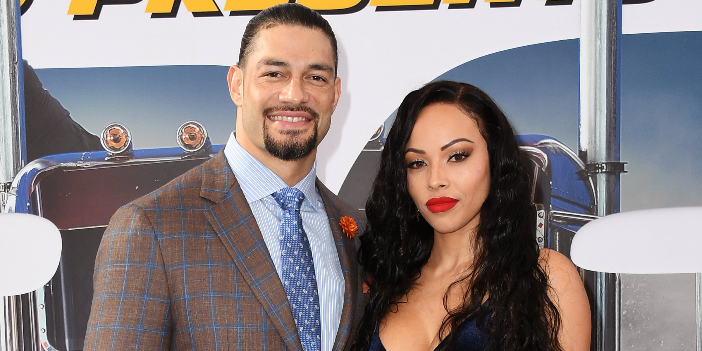 Roman Reigns and Galena Becker Anoa'i. | Source: Getty Images