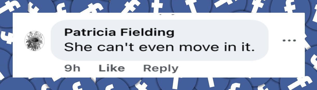 A netizen's comment about Demi Moore's outfit for the Met Gala, dated May 5, 2025 | Source: Facebook/CBs Mornings