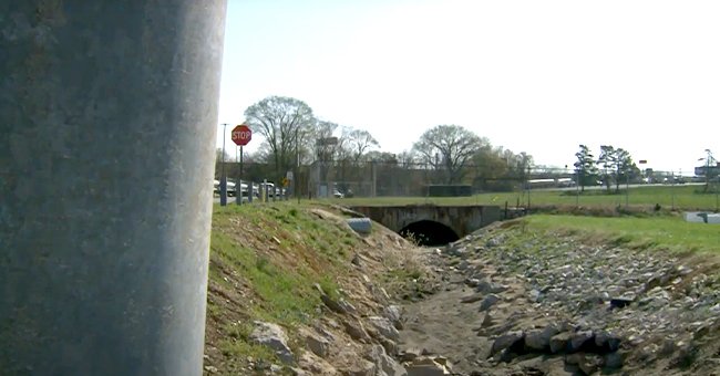 A picture of a rocky storm drain. | Photo: Youtube/wgaltv