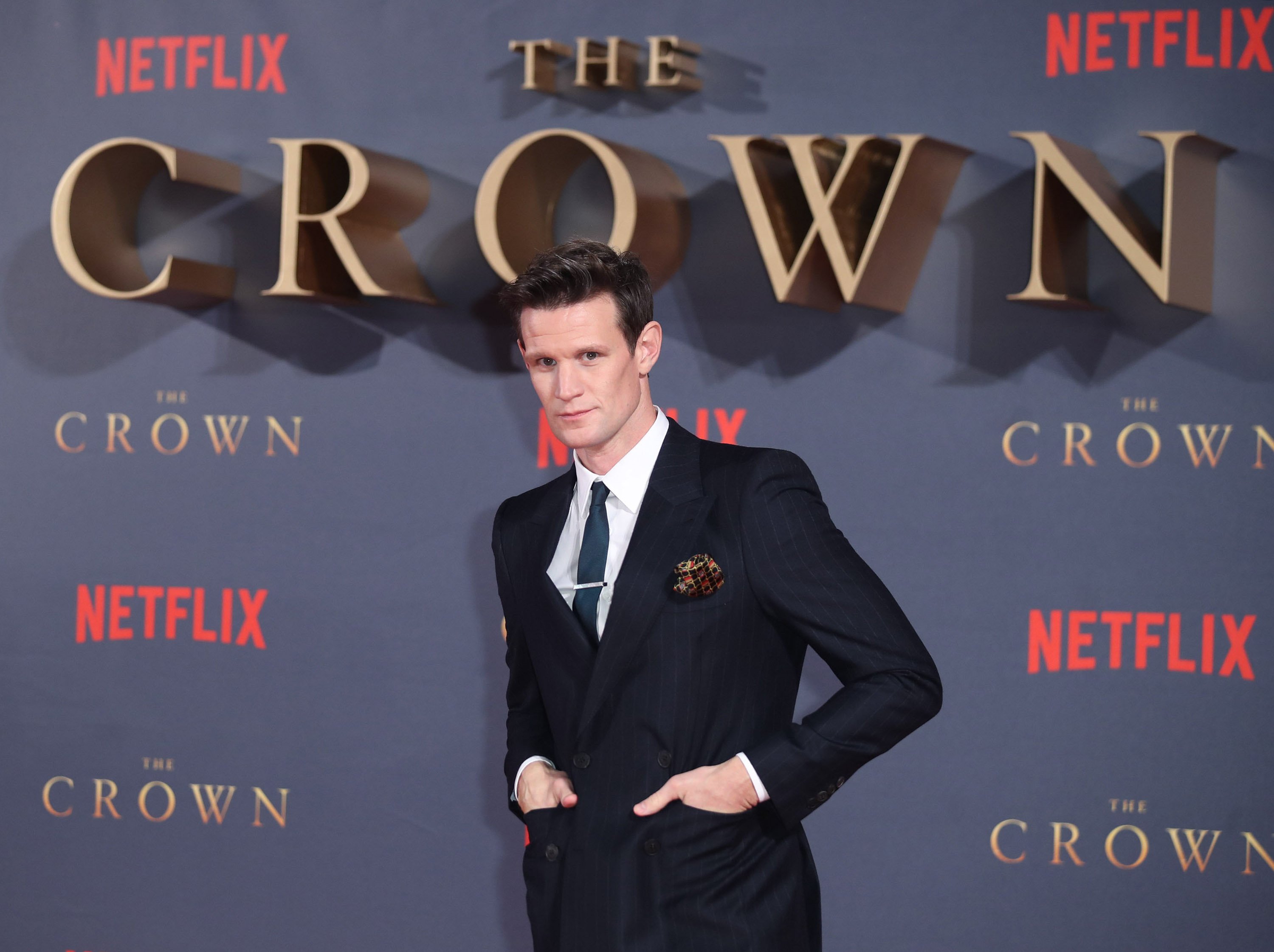 Matt Smith attends the World Premiere of season 2 of Netflix "The Crown" at Odeon Leicester Square on November 21, 2017 in London, England. | Source: Getty Images