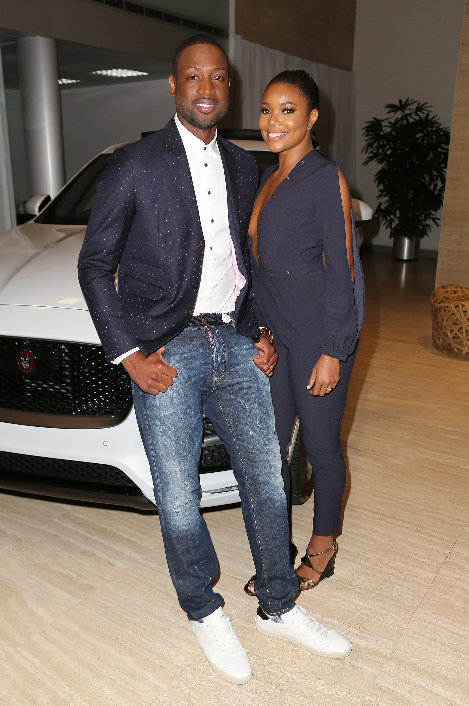 Dwyane Wade and Gabrielle Union at his new car launch at The Collection on June 15, 2016 in Miami, Florida. | Source: Alexander Tamargo/Getty Images