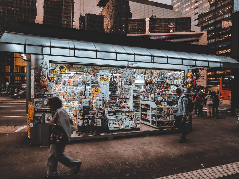Tom was buying something at the newsstand when the owner spoke up. | Source: Pexels