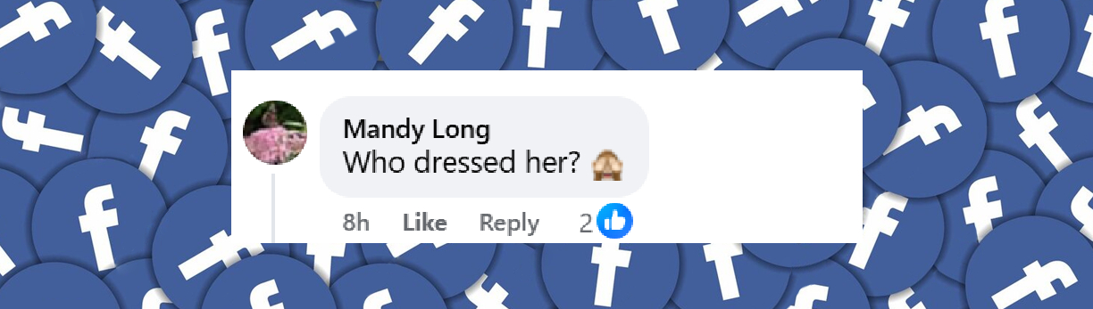 A fan comments on Katie Holmes' appearance at the Tony Awards, dated June 2025 | Source: Facebook/E!News