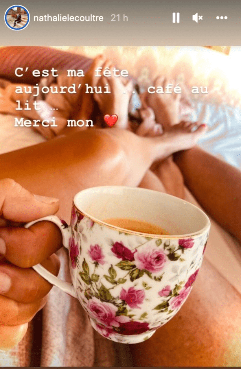 Story de Nathalie Lecoultre. | Photo : Story Instagram / nathalielecoultre