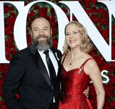  Danny Burstein and Rebecca Luker attend the 2016 Tony Awards - Red Carpet at The Beacon Theatre on June 12, 2016 in New York City. | Source: Getty Images