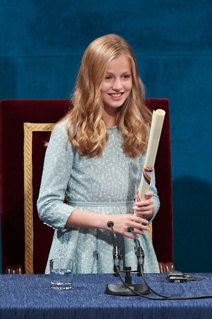 La princesa Leonor de España en los Premios Princesa de Asturias en el Teatro Campoamor, el 18 de octubre de 2019 en Oviedo, España. | Foto: Getty Images La princesa Leonor de España en los Premios Princesa de Asturias en el Teatro Campoamor, el 18 de octubre de 2019 en Oviedo, España. | Foto: Getty Images