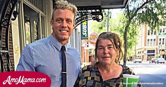 Man eats lunch with homeless woman every day until she made a confession that changed everything