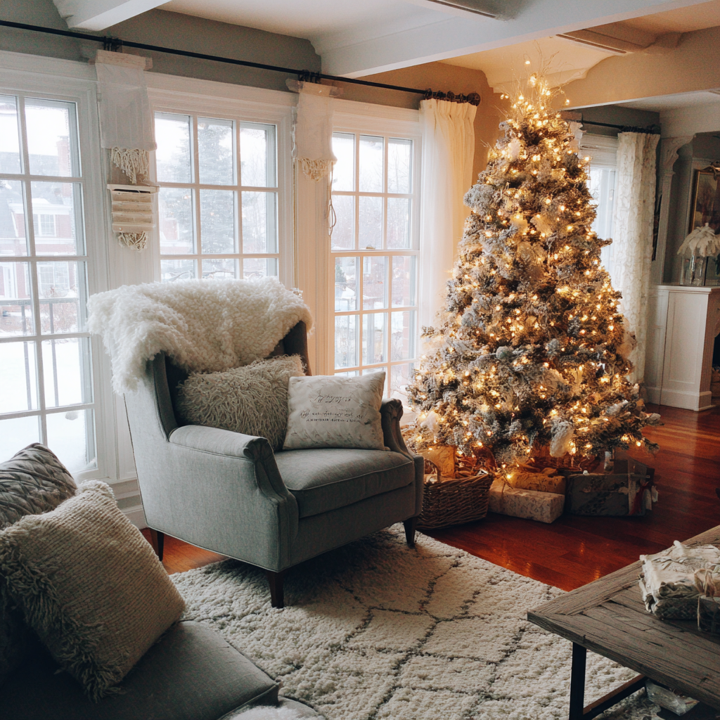 The interior of a living room | Source: Midjourney