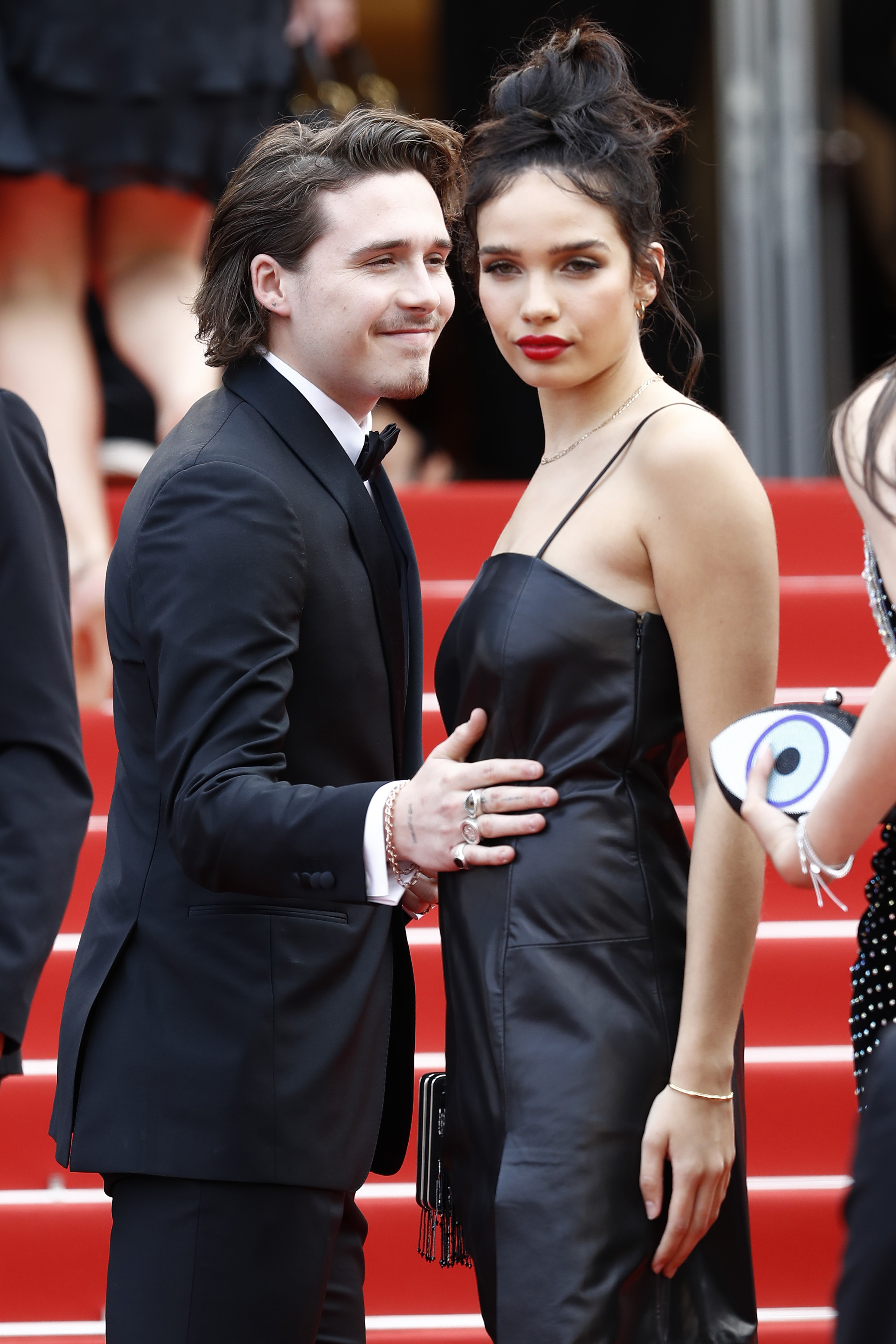 Brooklyn Beckham and Hana Cross on May 21, 2019 in Cannes, France | Source: Getty Images