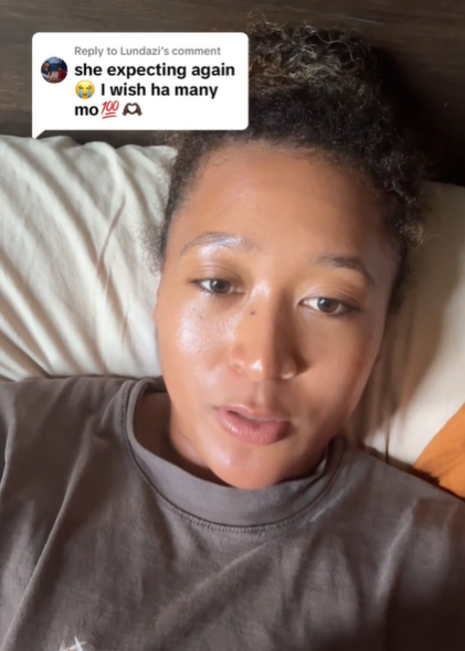 Naomi Osaka addresses the spreading rumors about her being pregnant again in a video, posted in August 2024 | Source: TikTok/naomiosaka