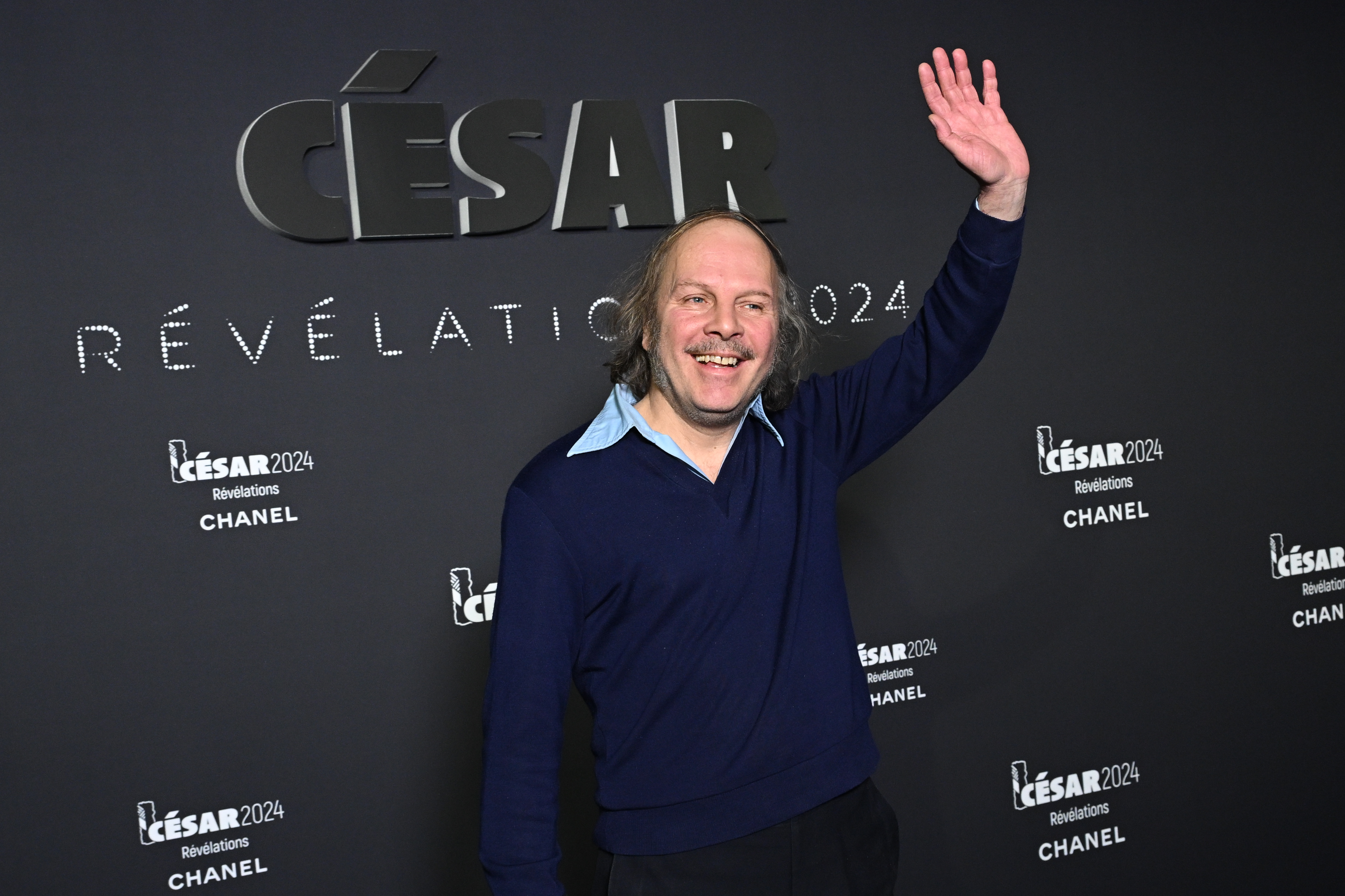 Philippe Katerine attends the "Cesar - Revelations 2024" photocall at Elysee Montmartre in Paris on January 15, 2024 | Source: Getty Images