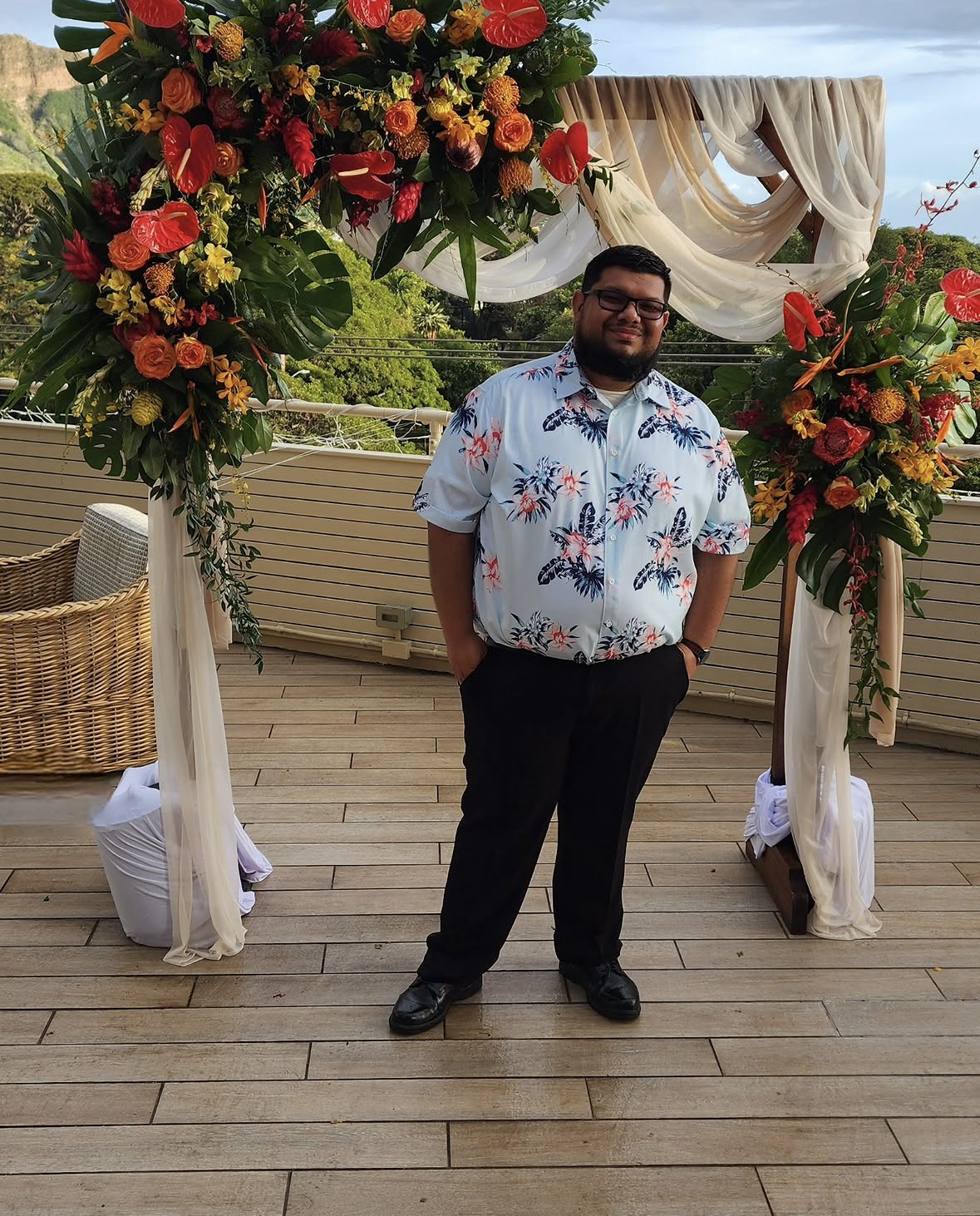 The Leon family looked forward to celebrating a graduation together. In this photo, Antonio Leon posed at an event | Source: GoFundMe
