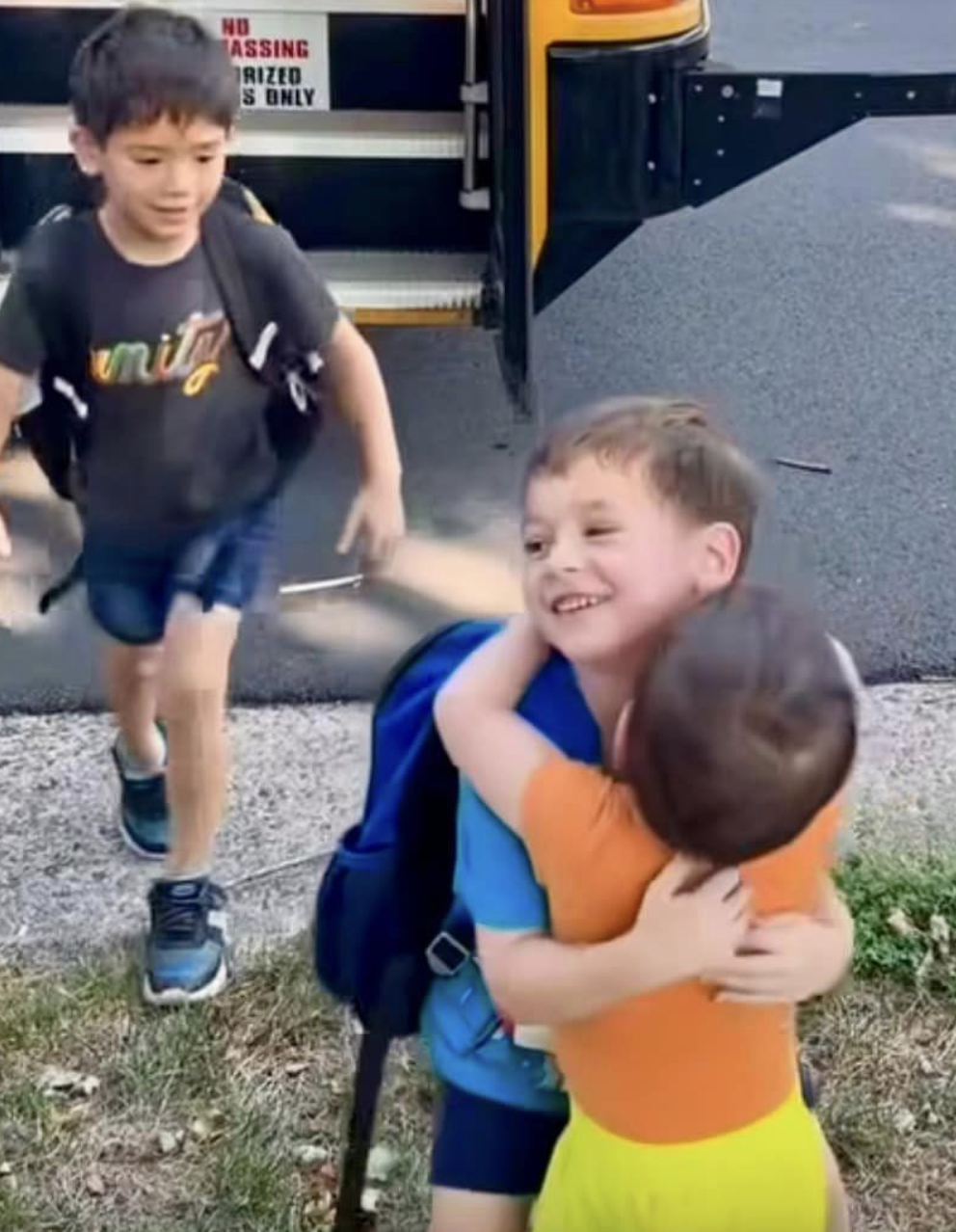 William Brice hugging his brother, Zachariah Brice, as seen in a post dated April 14, 2024 | Source: Facebook/jamey.brice