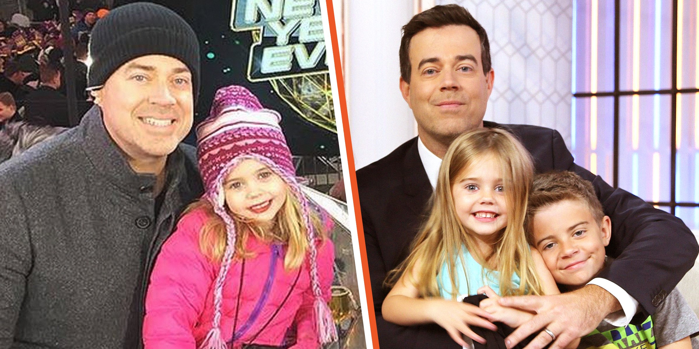 Carson Daly with daughter Etta Jones Daly | Carson Daly with Etta and son Jackson. | Source: Instagram.com/siriouslydelicious | Getty Images 