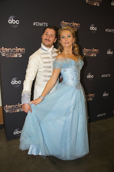 Sailor Brinkley-Cook and Val Chmerkovskiy at Disney Week night of the 2019 season of "Dancing with the Stars." | Photo: Getty Images
