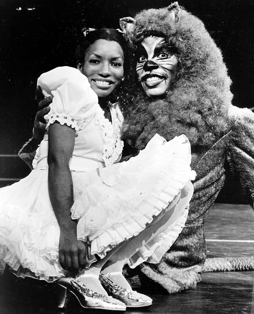 Stephanie Mills as Dorothy and Gregg Baker as the Lion in The Wiz, 1984. | Getty Images