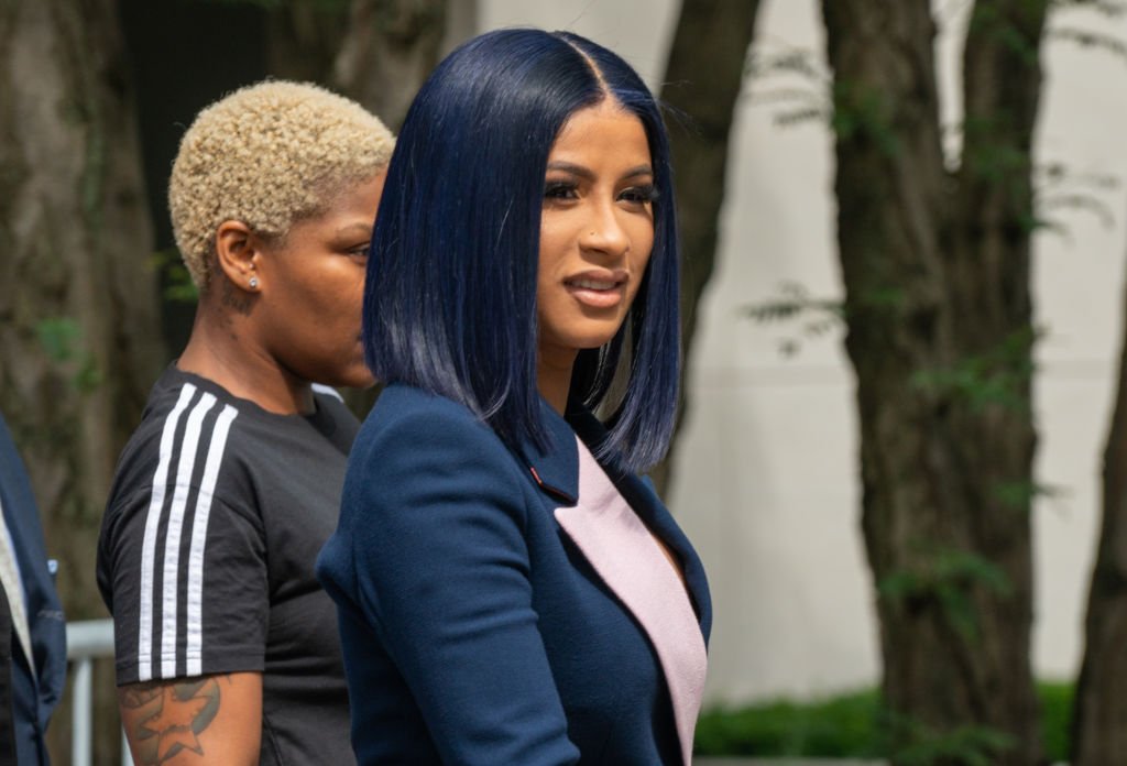Cardi B departs from court after being arraigned on misdemeanor assault charges at the Queens Criminal Court on June 25, 2019 in New York City. | Photo: Getty Images