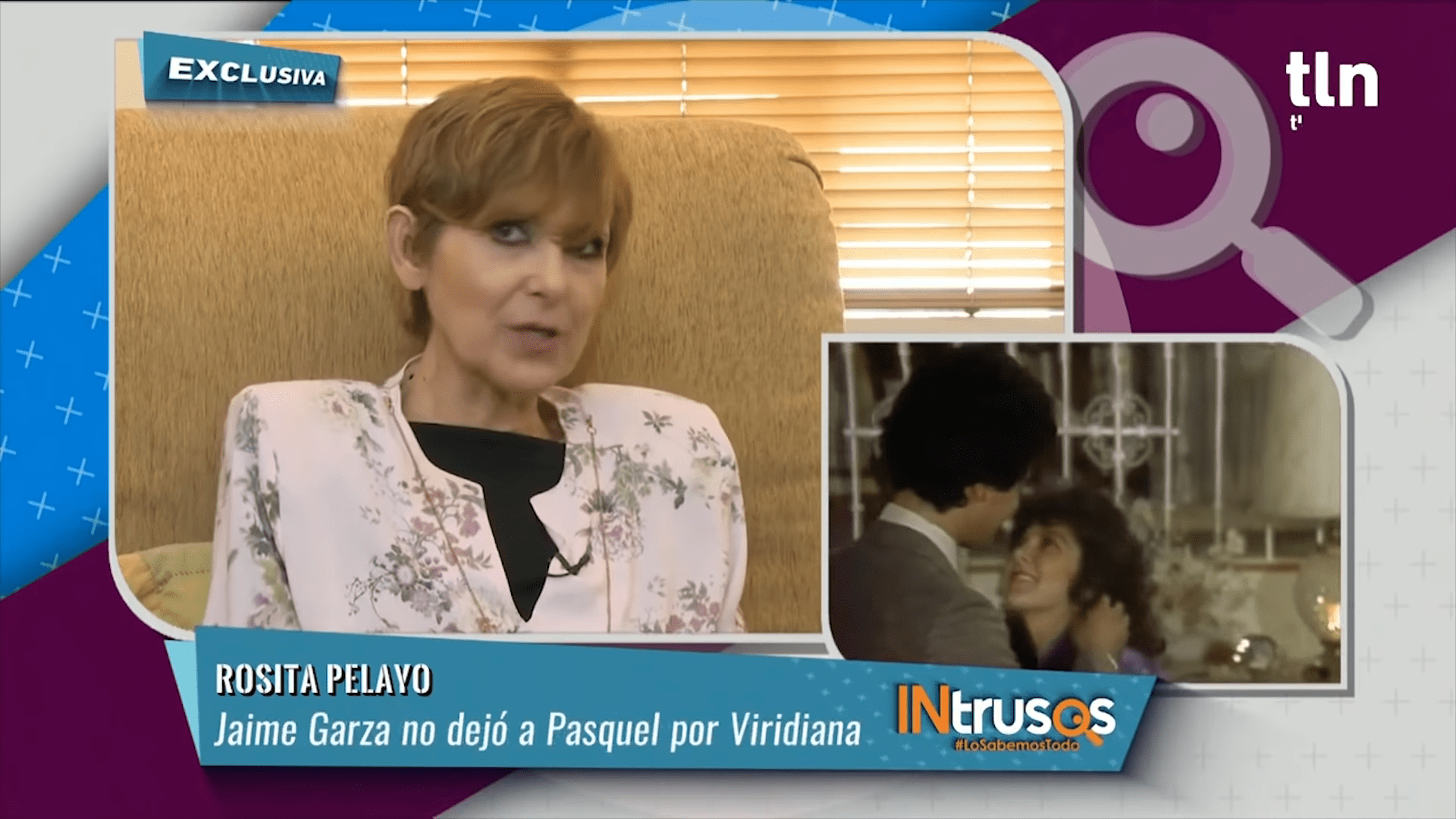 Rosita Pelayo hablando de su ex, Jaime Garza │Imagen tomada de: INtrusos Rosita Pelayo hablando de su ex, Jaime Garza │Imagen tomada de: INtrusos