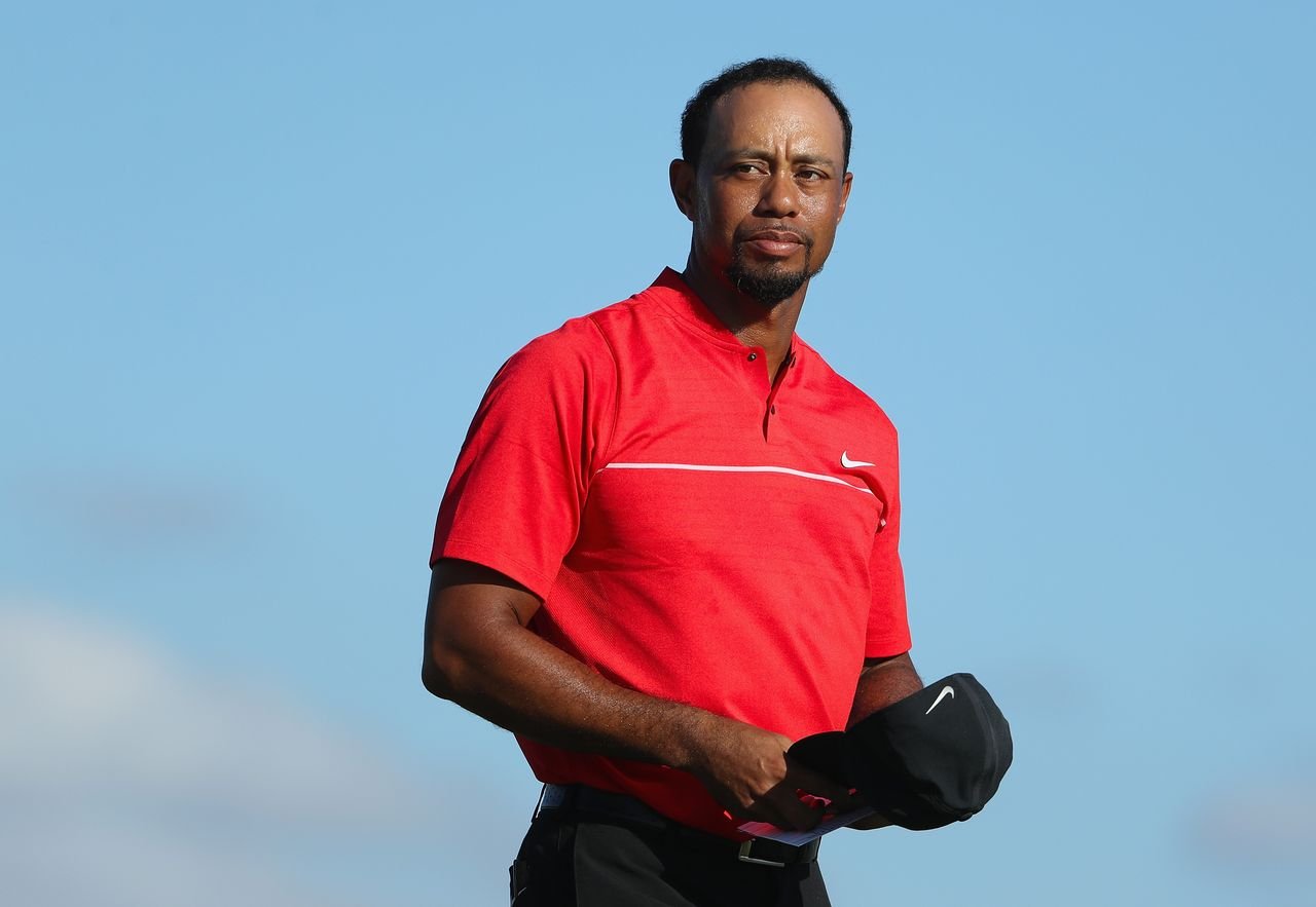 Tiger Woods during the final round of the Hero World Challenge at Albany, The Bahamas on December 4, 2016 in Nassau, Bahamas. | Source: Getty Images
